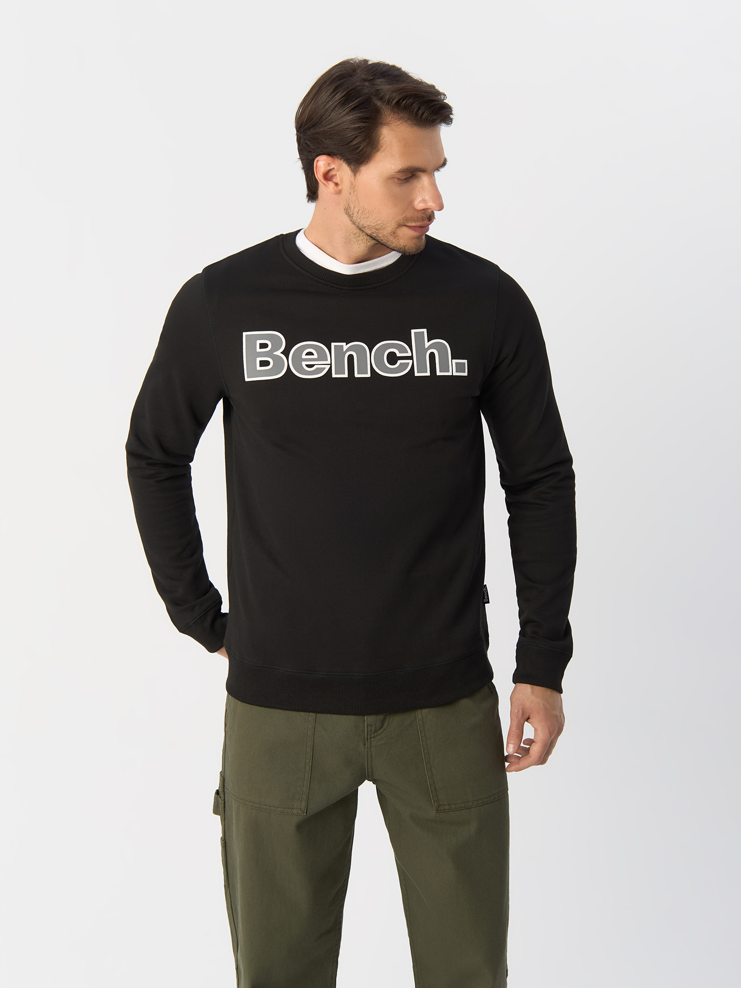 Свитшот Bench для мужчин, чёрный, размер XXL, BN2E119666BS2TKM3 - купить в Мегамаркет Москва Томилино, цена на Мегамаркет