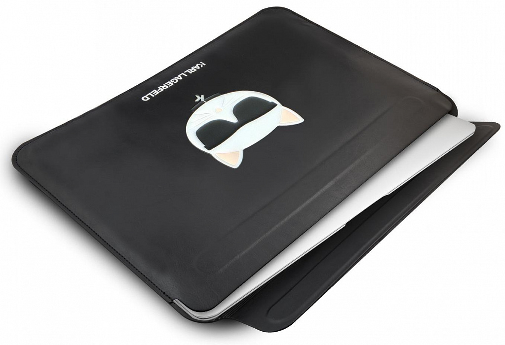 Чехол для ноутбука унисекс Karl Lagerfeld Choupette Sleeve Black