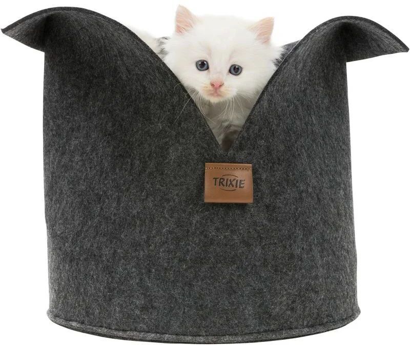 Лежанка для кошек Trixie войлок 30x30x37,5см серый