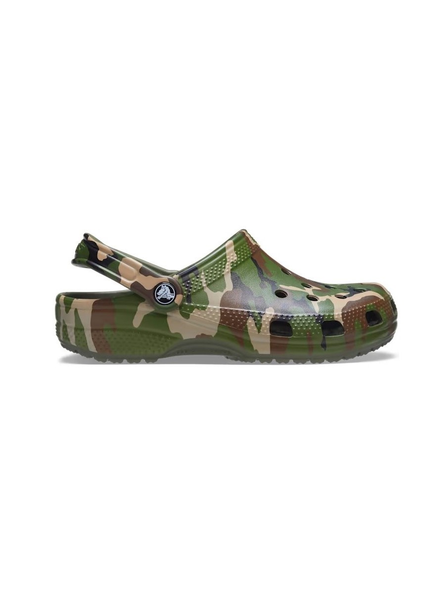 Сабо унисекс Crocs Classic Printed Camo Clog 206454 хаки 45-46 RU - купить в Мегамаркет Москва Томилино, цена на Мегамаркет