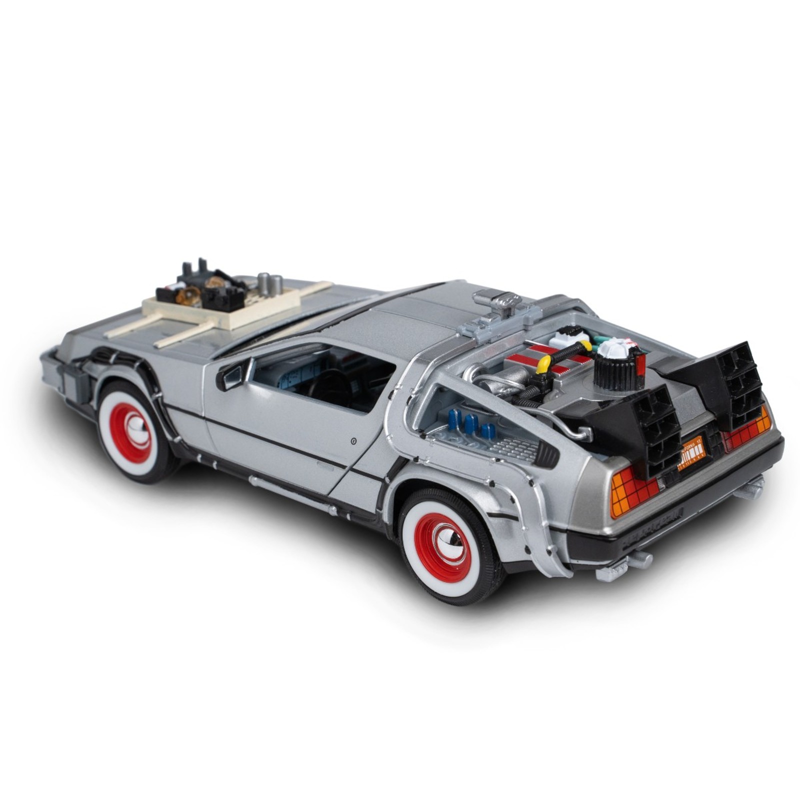 Модель Welly DeLorean, машина времени, Back to the Future, серый,  NB-0055-DLRN – купить в Москве, цены в интернет-магазинах на Мегамаркет