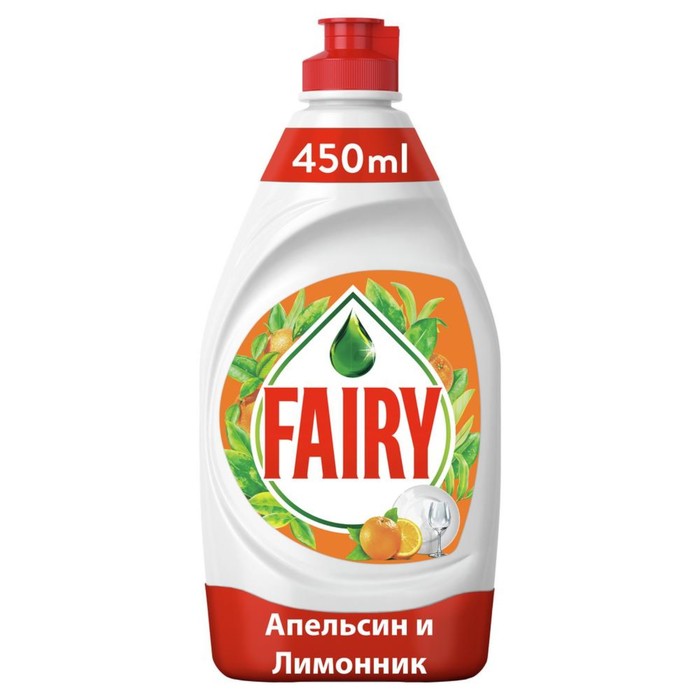 Средство для мытья посуды Fairy "Апельсин и лимонник", 450 мл - купить в Фабрика Успеха, цена на Мегамаркет