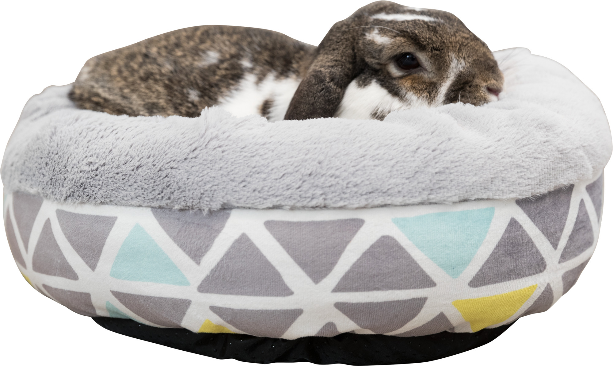 Лежанка для кошек и собак Trixie плюш, полиэстер 35x35x13см серый