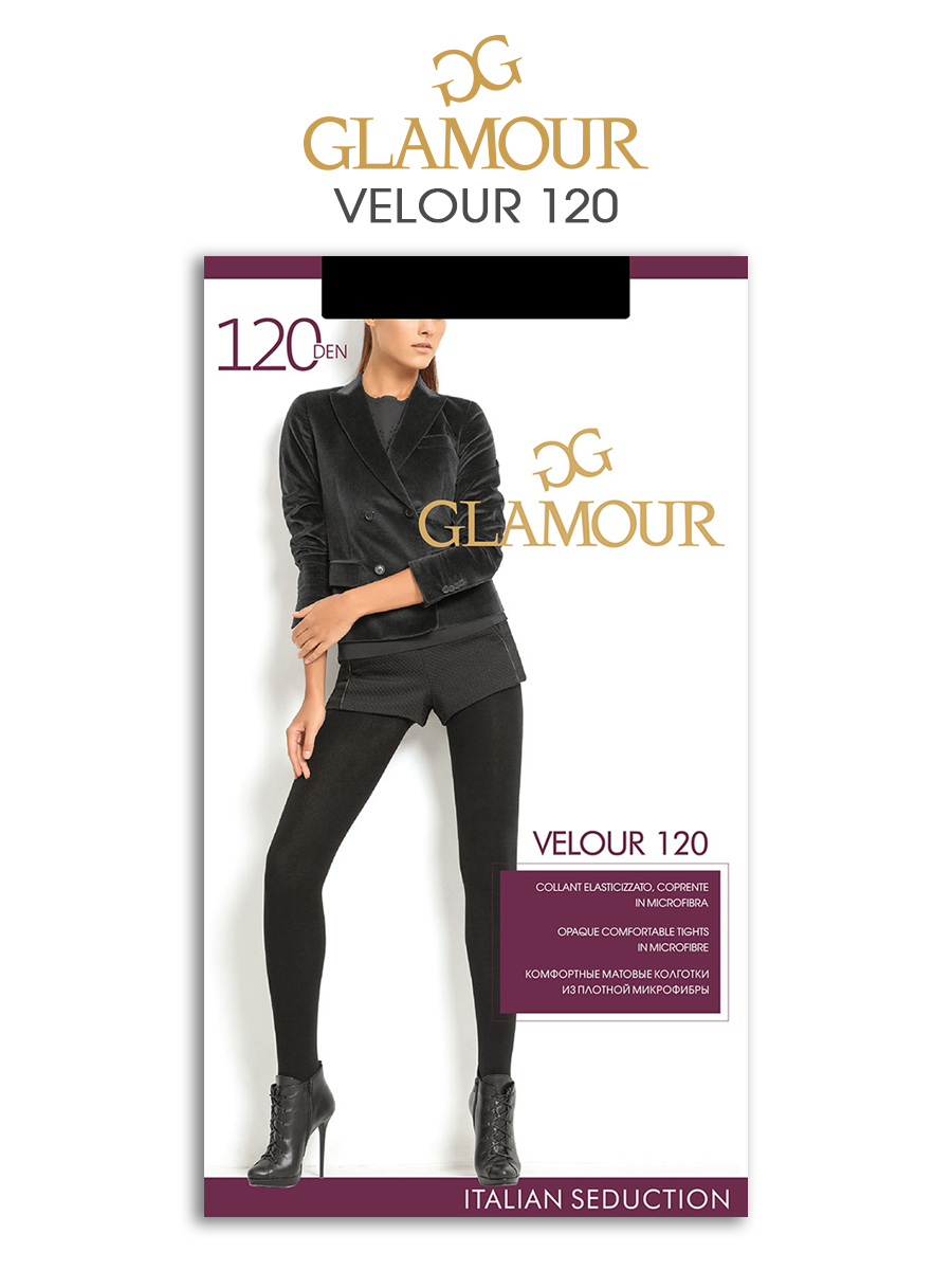Колготки женские Glamour Velour 120 черные 3 (M) - отзывы покупателей на  Мегамаркет | женские колготки