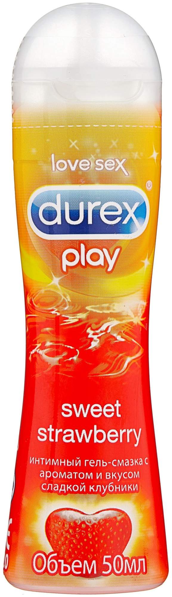 Гель-смазка Durex Play Sweet Strawberry 50 мл - купить в Мегамаркет Красота МСК, цена на Мегамаркет