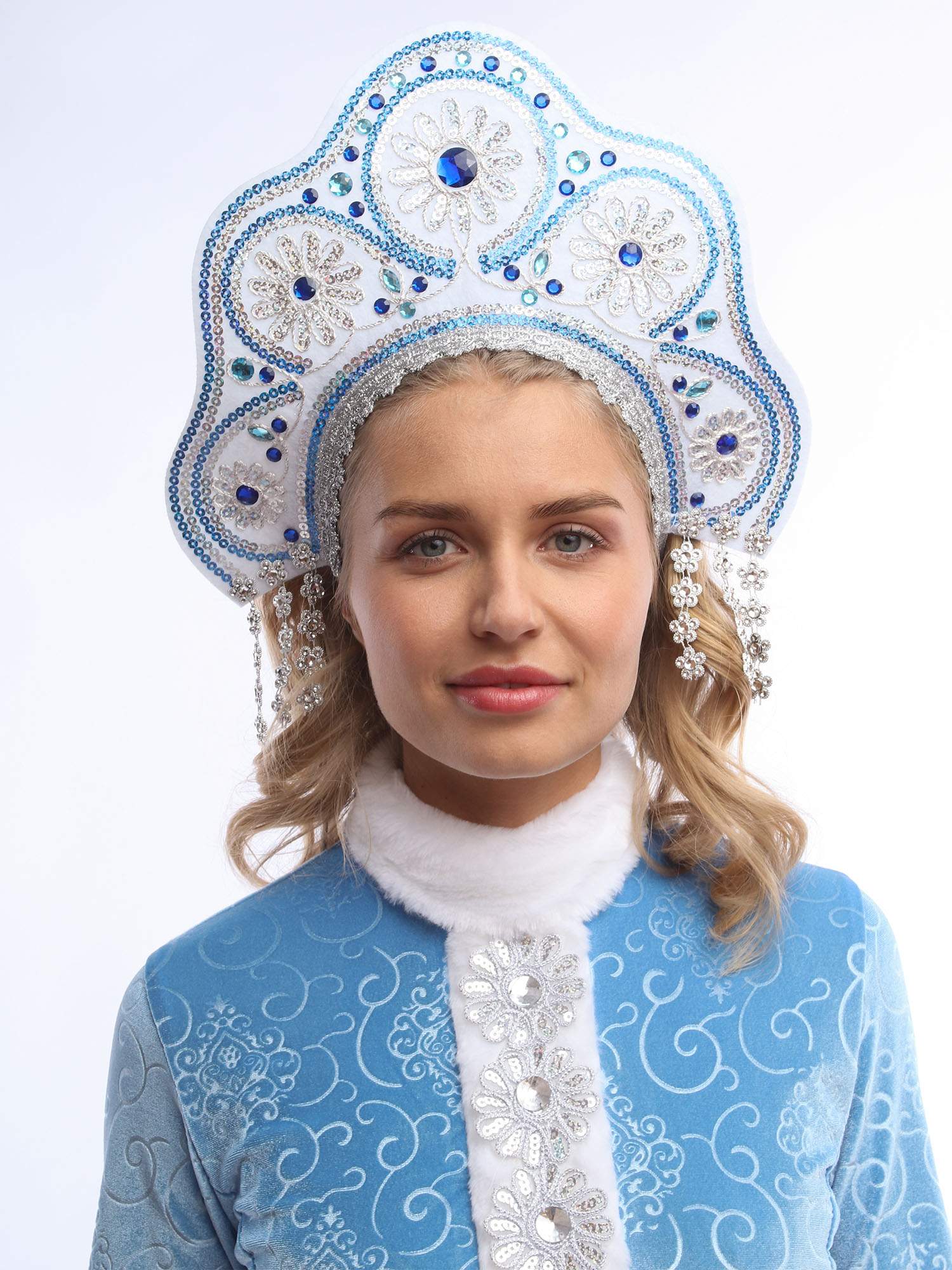 Кокошник для снегурочки