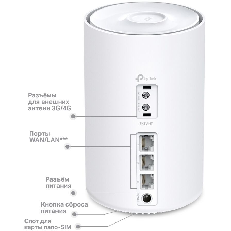 Wi-Fi роутер TP-Link White DECO X50-4G1-PACK, купить в Москве