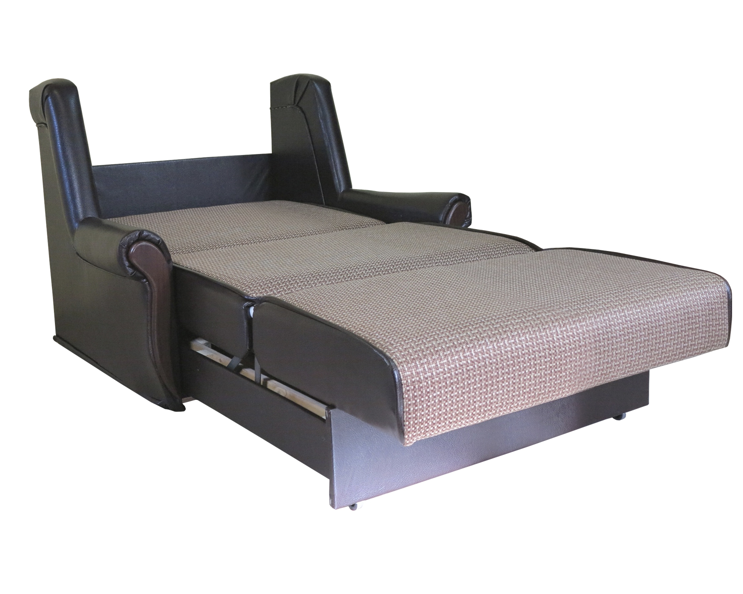 Кресло кровать Аккорд М шенилл серый