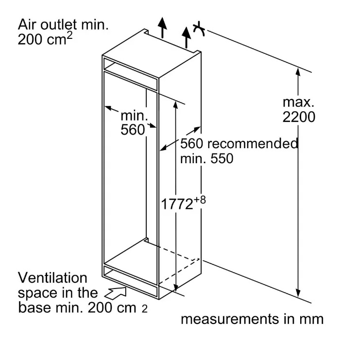 Bosch kis87af30r схема встраивания