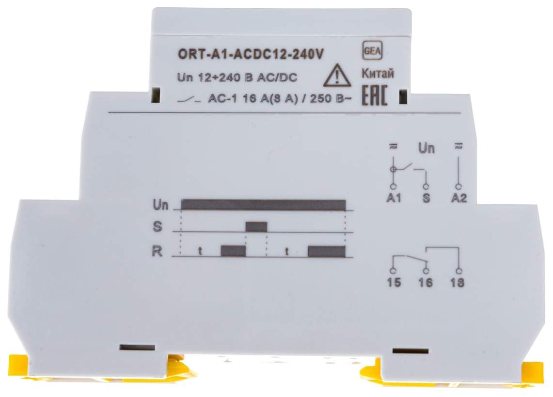 Реле времени ORT многофункциональное 1 конт. 12-240В AC/DC IEK ORT-M1-ACDC12-240
