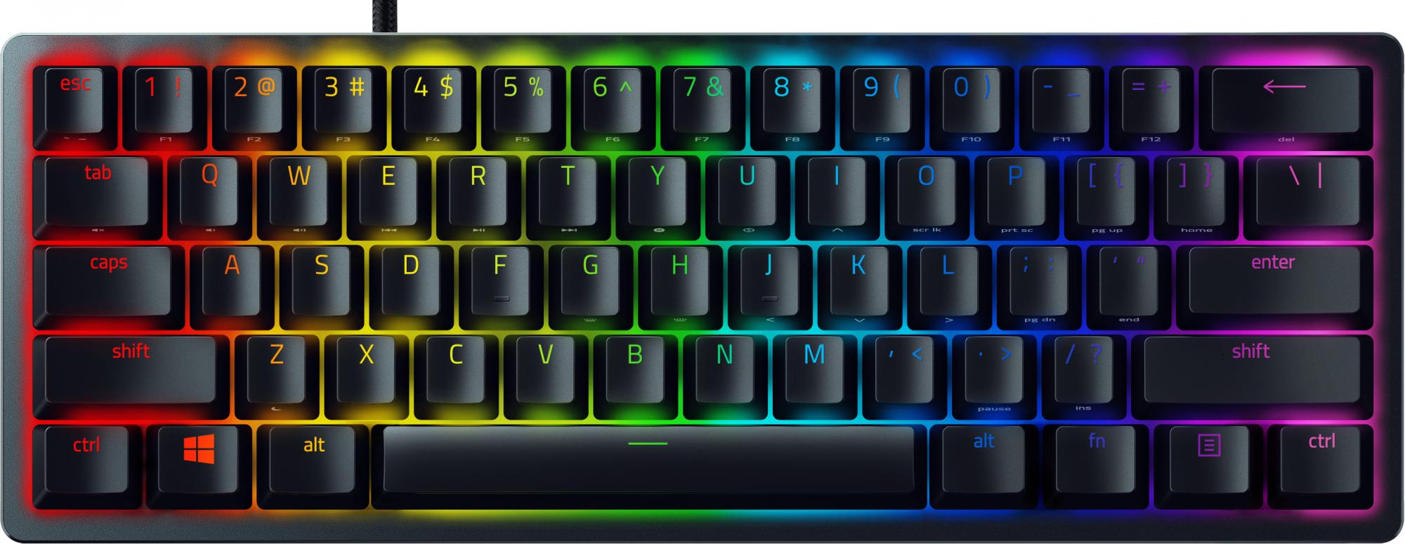 Проводная игровая клавиатура Razer Huntsman Mini Black (RZ03-03391500-R3R1), купить в Москве, цены в интернет-магазинах на Мегамаркет