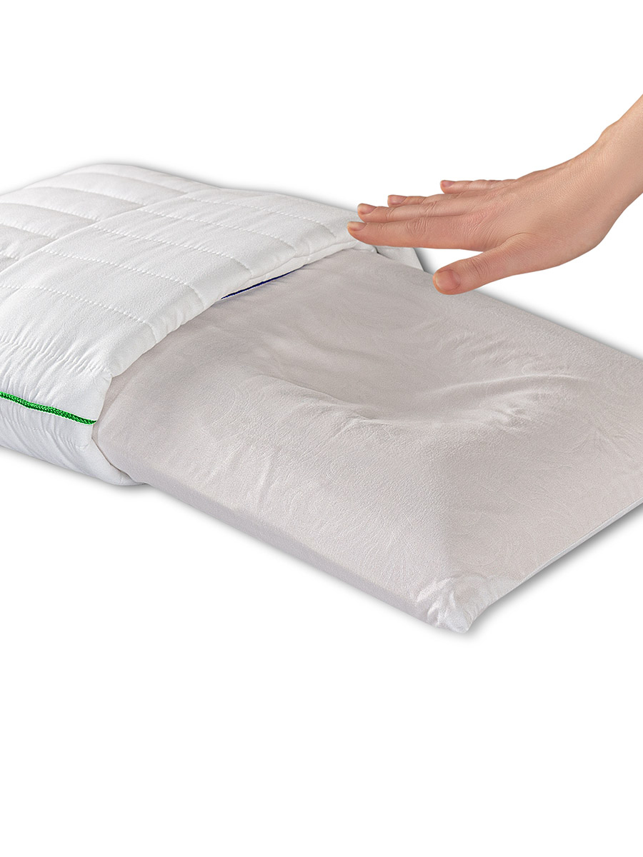 Ортопедическая подушка для сна с эффектом памяти 44х65