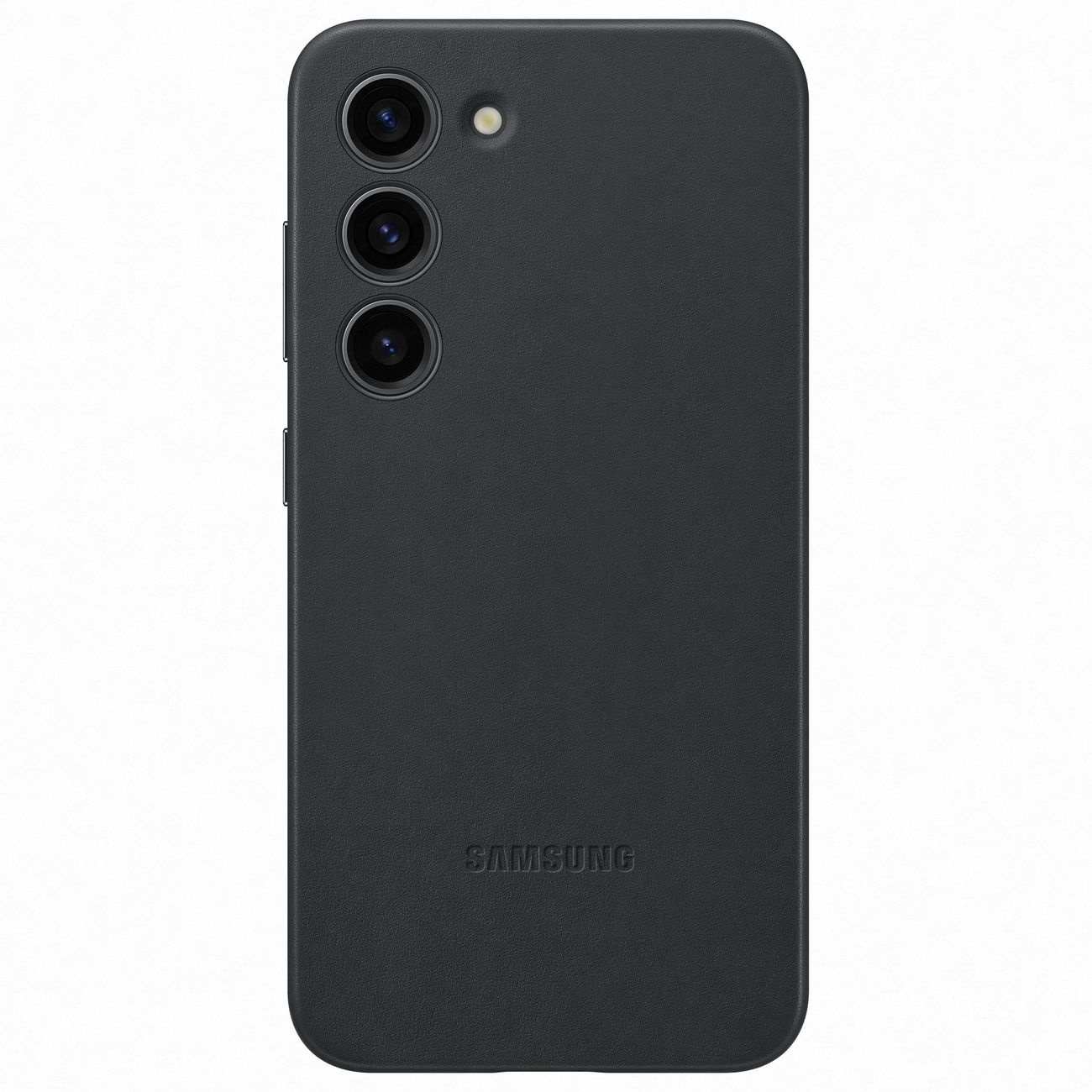 Чехол Samsung Leather Cover S23, чёрный, EF-VS911LBEGRU, купить в Москве, цены в интернет-магазинах на Мегамаркет