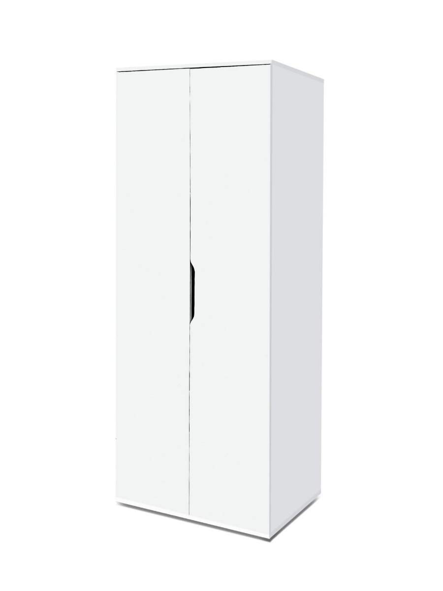 Шкаф "Лидер-7" белый - купить в Мебельный цех, цена на Мегамаркет