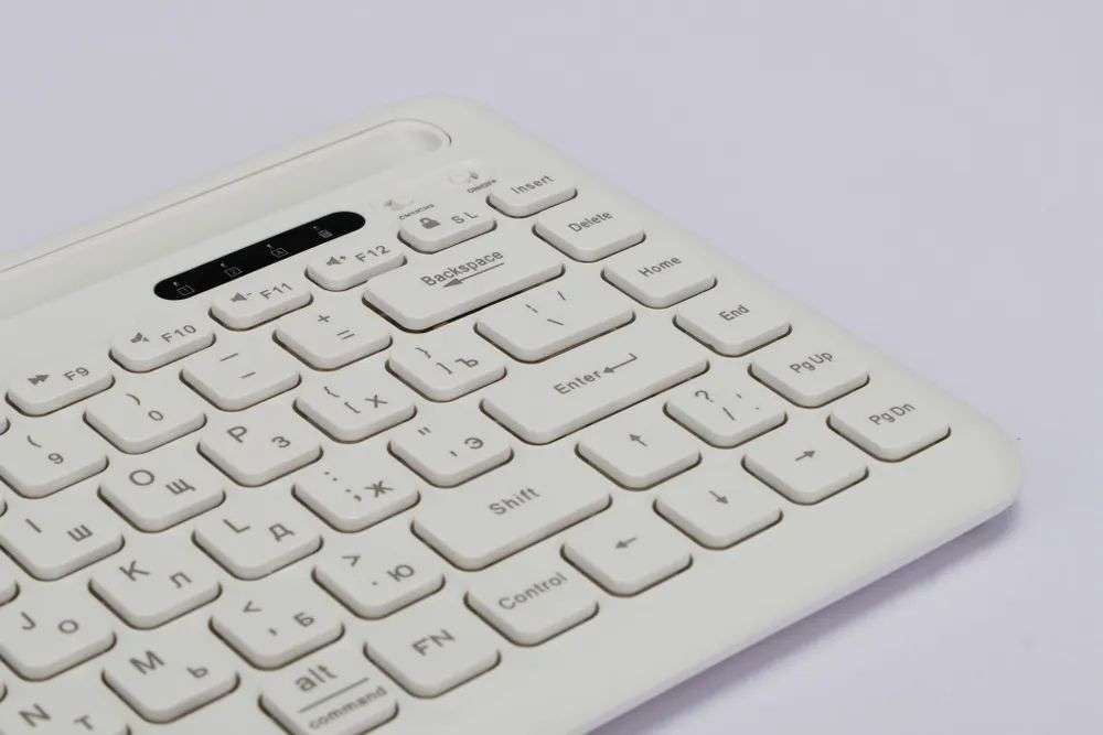 Беспроводная клавиатура Gembird KBW-8 White, купить в Москве, цены в интернет-магазинах на Мегамаркет