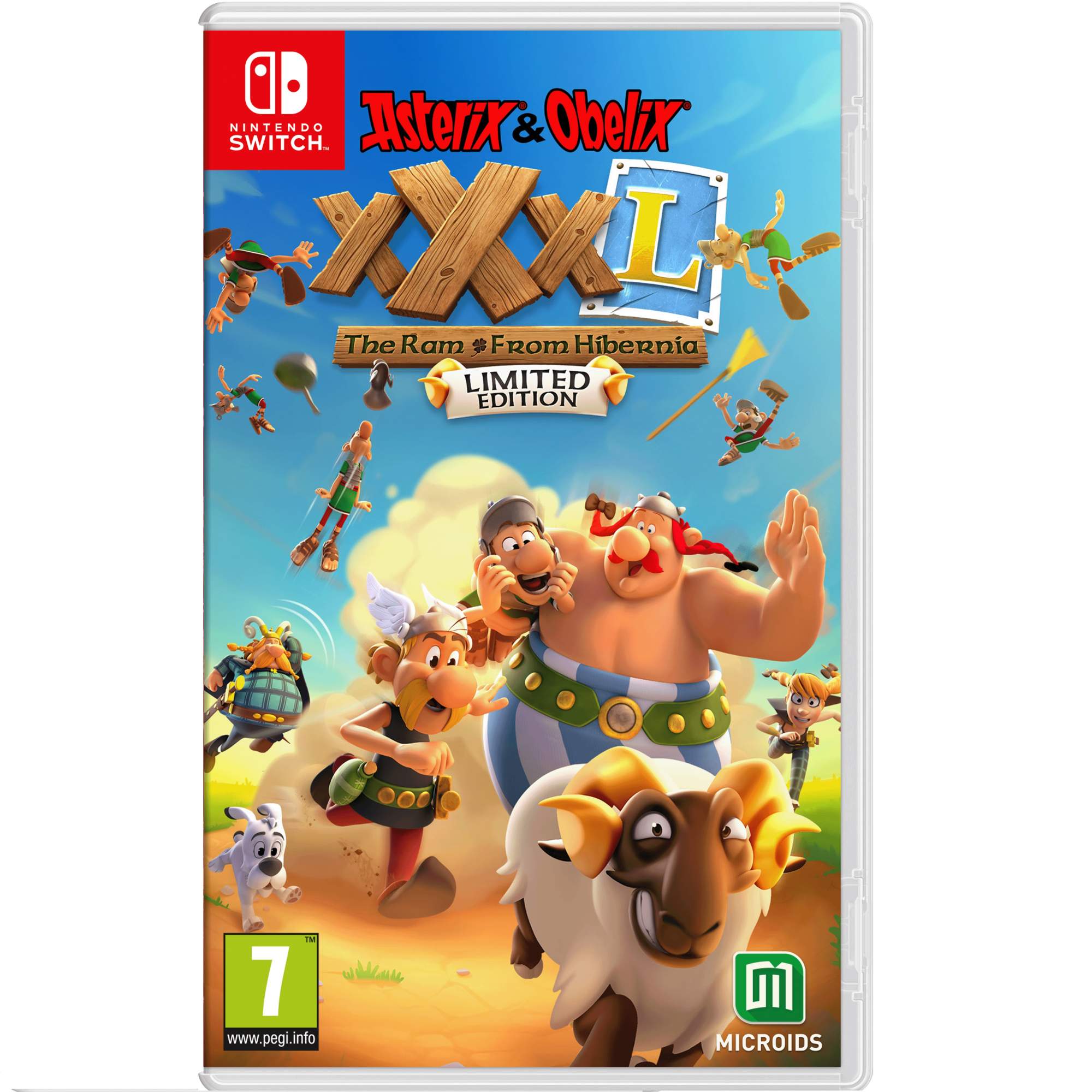 Игра Asterix & Obelix XXXL: The Ram From Hibernia - Limited Edition для  Nintendo Switch, купить в Москве, цены в интернет-магазинах на Мегамаркет