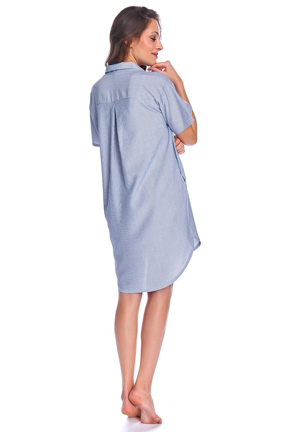Ночная сорочка женская Doctor Nap KW.9988 голубая 42