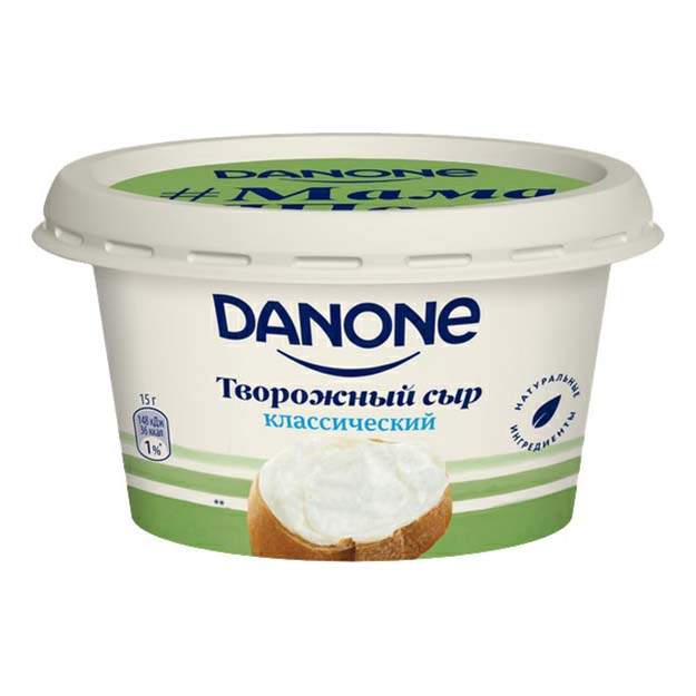 Сыр творожный Danone классический 60% 140 г