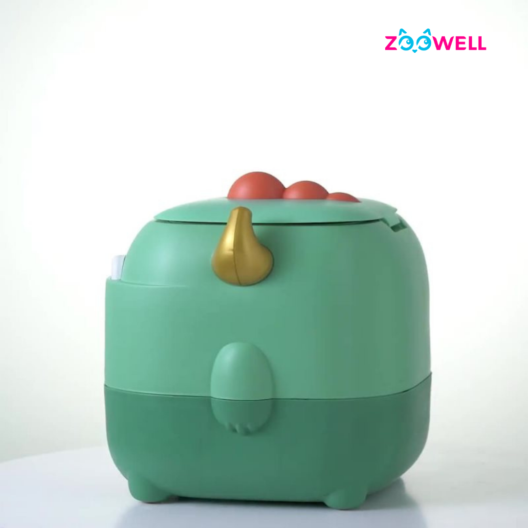 Контейнер для хранения сухого корма ZooWell Home Dragon, зеленый,  ABS-пластик, 30х25х29 см – купить в Москве, цены в интернет-магазинах на  Мегамаркет