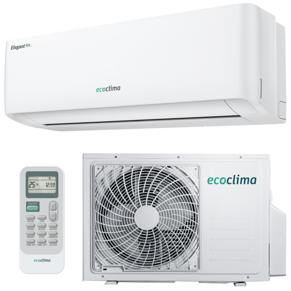 Сплит-система Ecoclima ECW/I-HE09/AA-4R2 / EC/I-HE09/A-4R2, купить в Москве, цены в интернет-магазинах на Мегамаркет