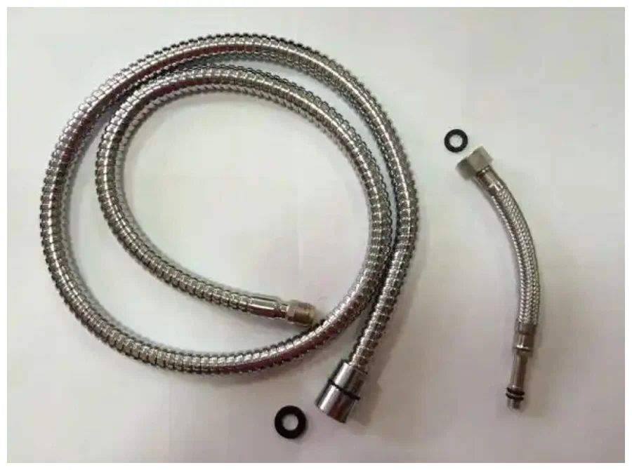 Шланг для кухонного смесителя с выдвижной лейкой timo sh103, 1,2-1,5 мм. Шланг лейка для крана. Шланг лейка для крана. Шланги для душа santrade. Шланг лейка для крана.