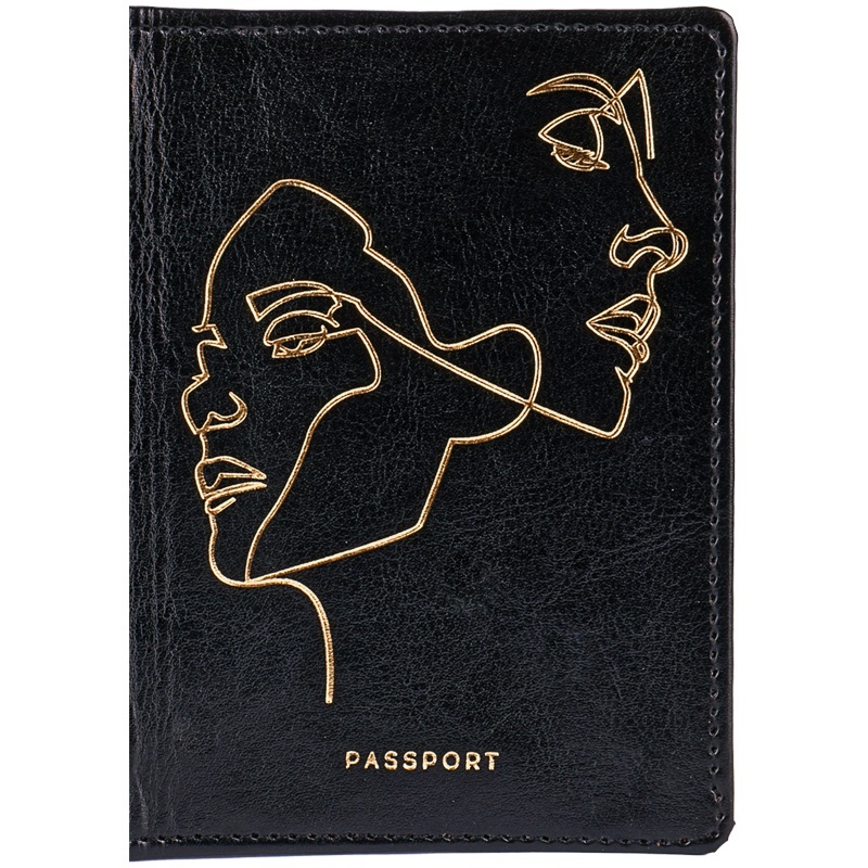 Обложка для паспорта OfficeSpace 311102 черная