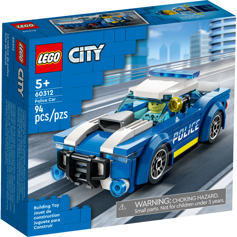 Конструктор LEGO City Полицейская машина, 94 детали, 60312 - купить в  Мегамаркет Краснодар, цена на Мегамаркет