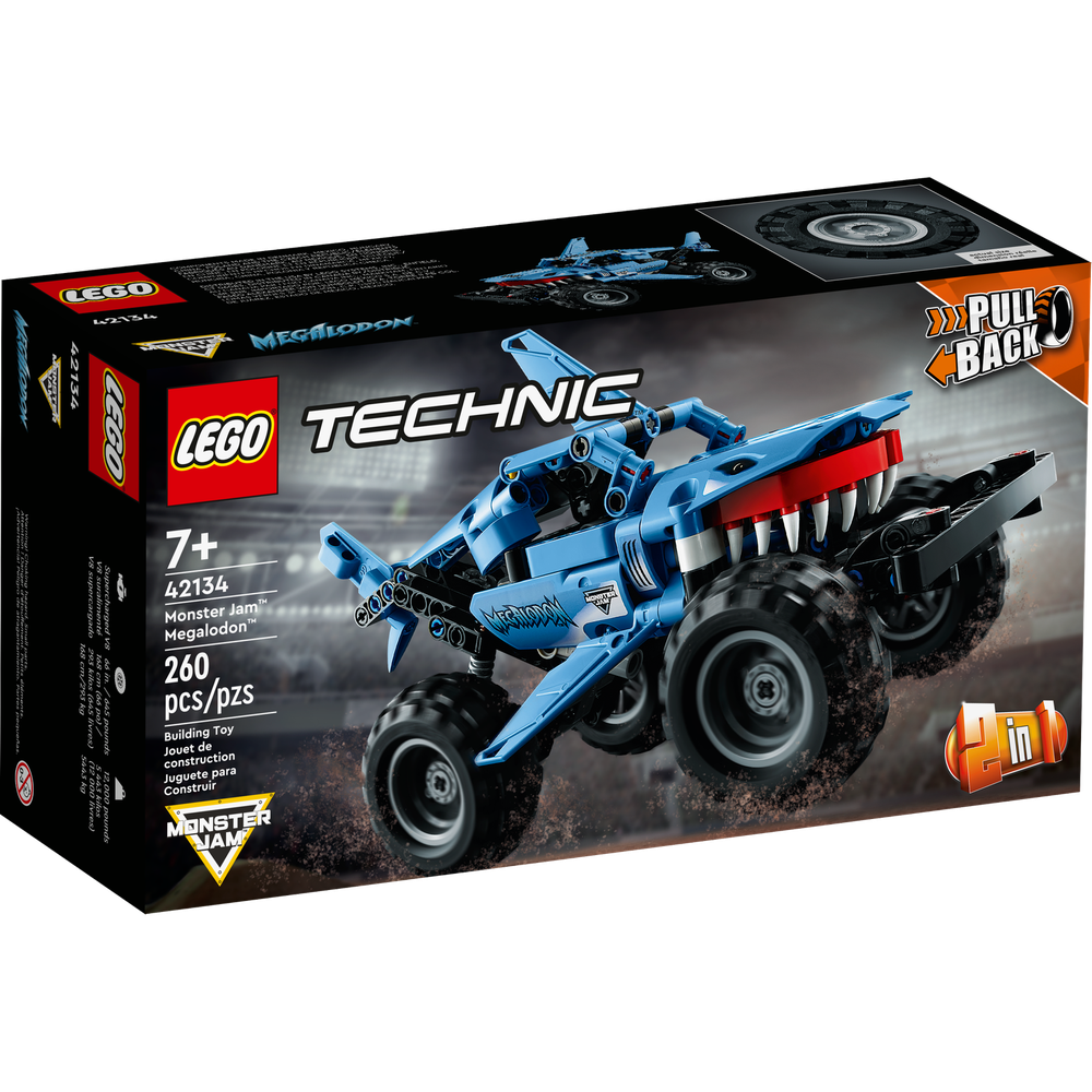 Конструктор LEGO Technic Monster Jam: Мегалодон, 260 деталей, 42134 - купить в VALRUS, цена на Мегамаркет