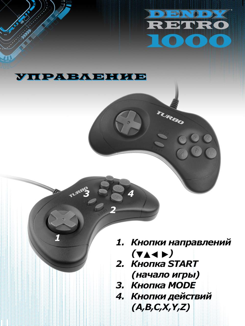 Игровая приставка 8-16 bit Dendy Retro 1000, купить в Москве, цены в  интернет-магазинах на Мегамаркет