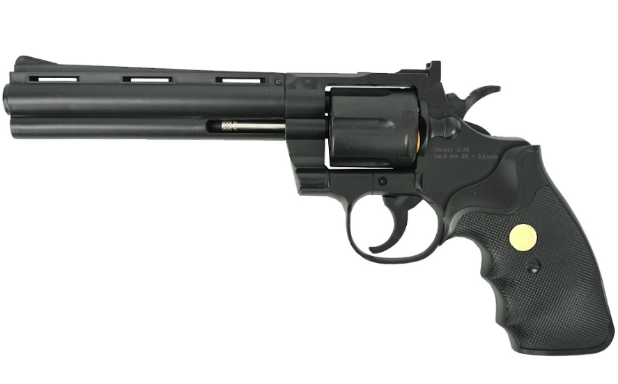 Страйкбольный пружинный пистолет Galaxy Китай (кал. 6 мм) G.36 (револьвер) - купить в Oder, цена на Мегамаркет