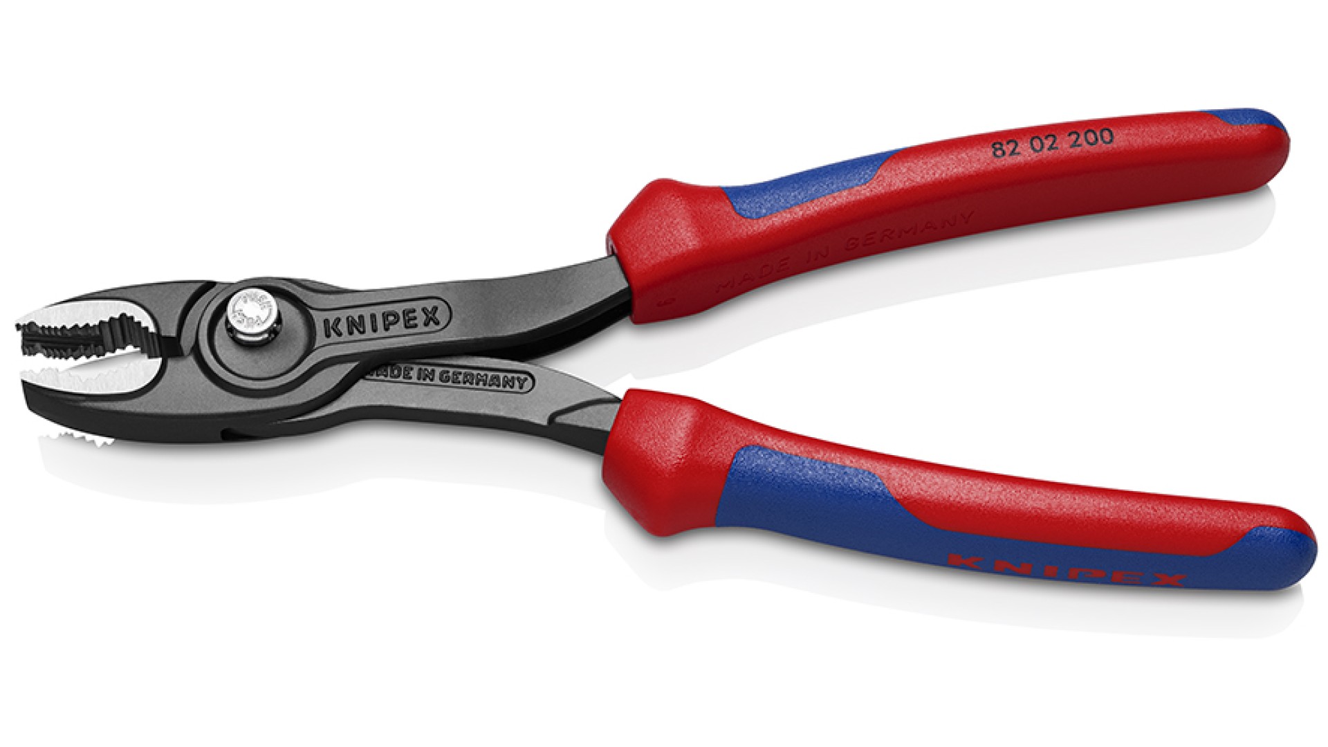 Клещи Knipex KN-8202200 с фронтальным и боковым захватами TwinGrip зев 4-22 мм, 200 мм купить в интернет-магазине, цены на Мегамаркет