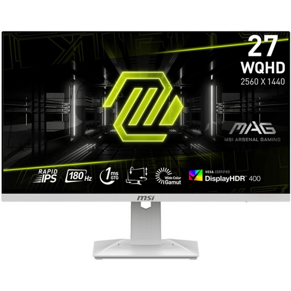 27" Монитор MSI MAG 274QRFW IPS 2560x1440 180Hz - купить в Прайм, цена на Мегамаркет