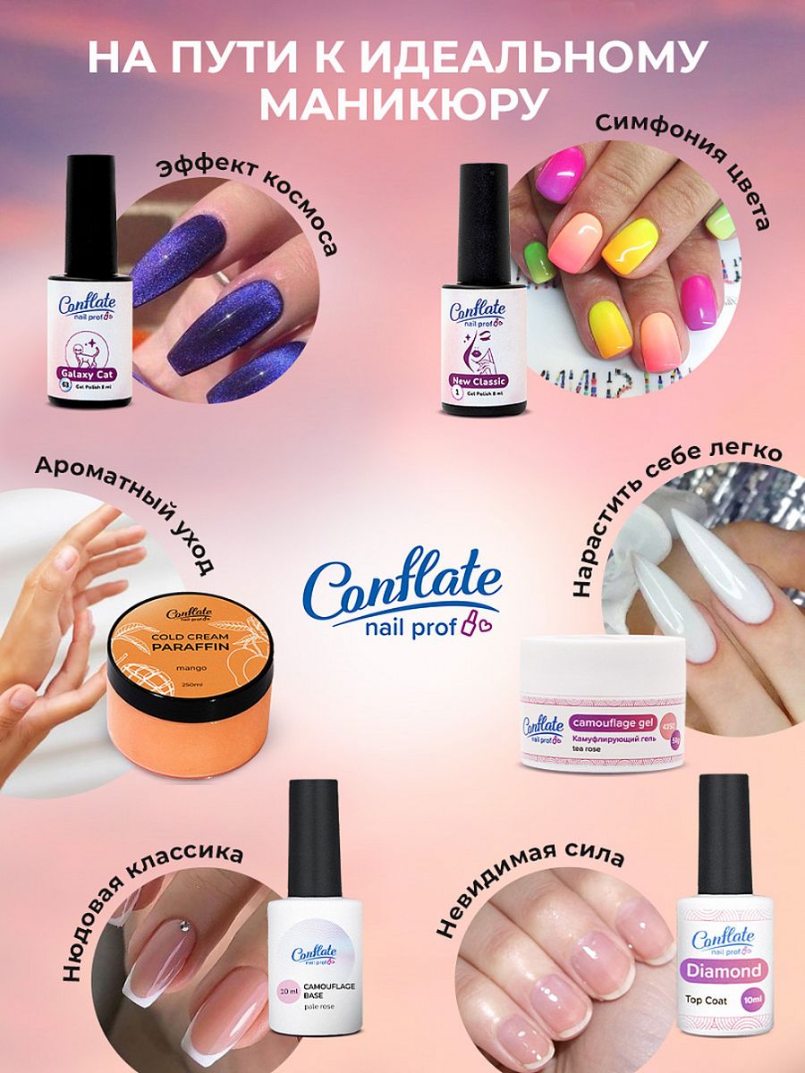 Купить маска Conflate Nail Professional Парафиновая Flowers 250 г, цены на  Мегамаркет | Артикул: 600010389962