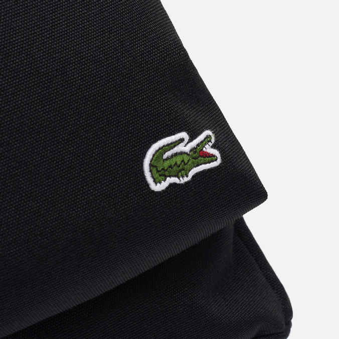 Рюкзак мужской Lacoste Neocroc Canvas Zip Pocket чёрный