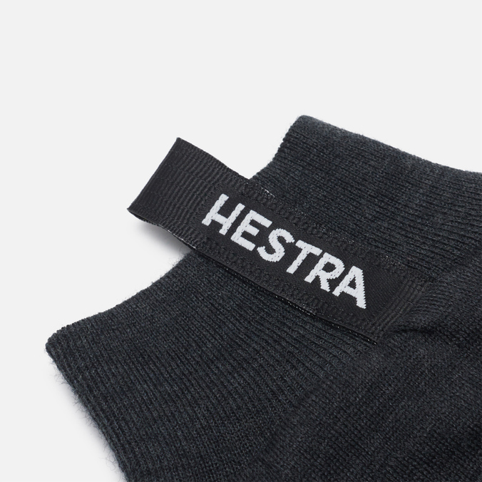 Перчатки мужские Hestra Merino Wool Liner Active серые, р. 8