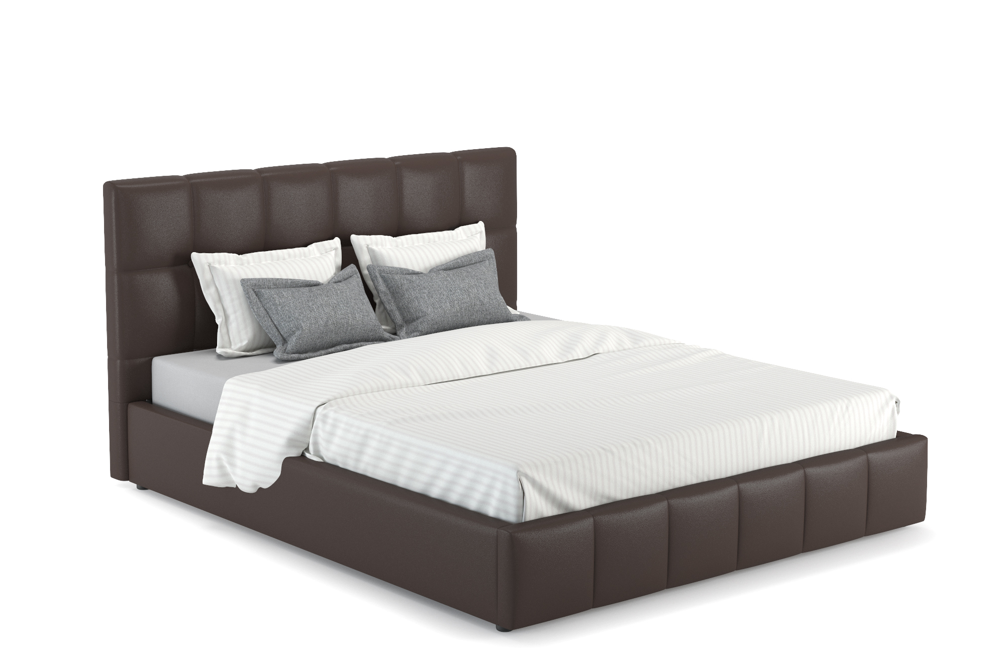 Кровать интерьерная Хлоя Осн Пегасо шоколад (темно-коричневый), 170х212х105 см