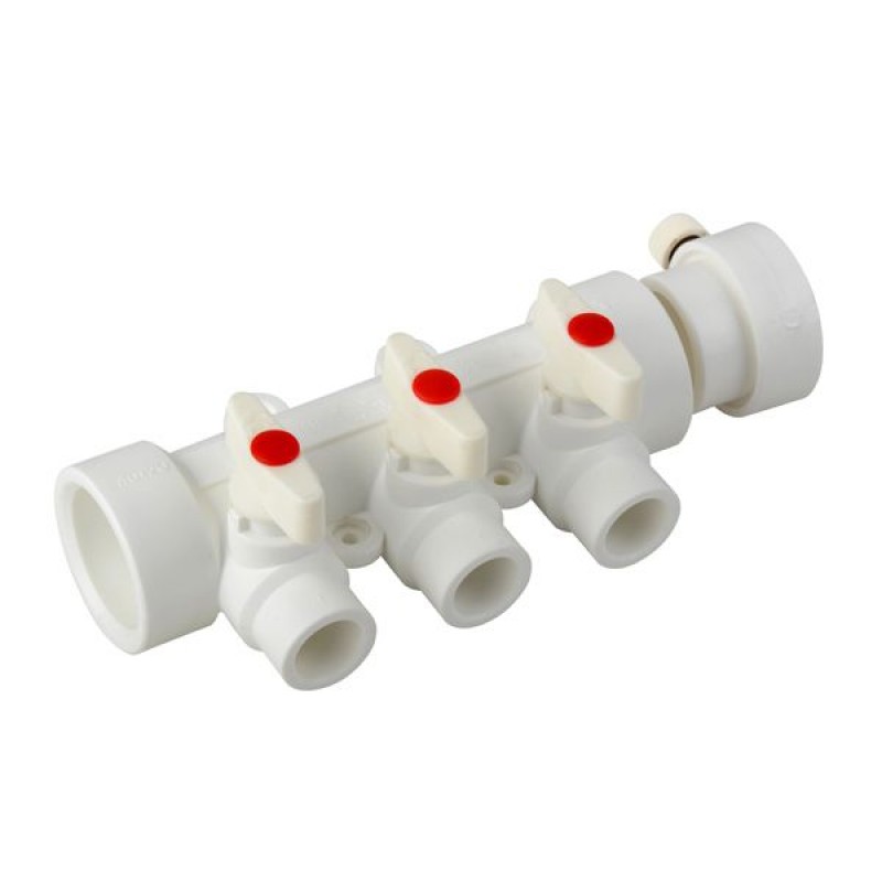 Коллектор ппр 20. Коллектор полипропилен 40х32. Коллектор с шаровыми кранами lammin ppr 32х2 lm31081002032. Коллектор с краном ppr с кранами. Коллектор полипропиленовый 25х20 3 выхода.