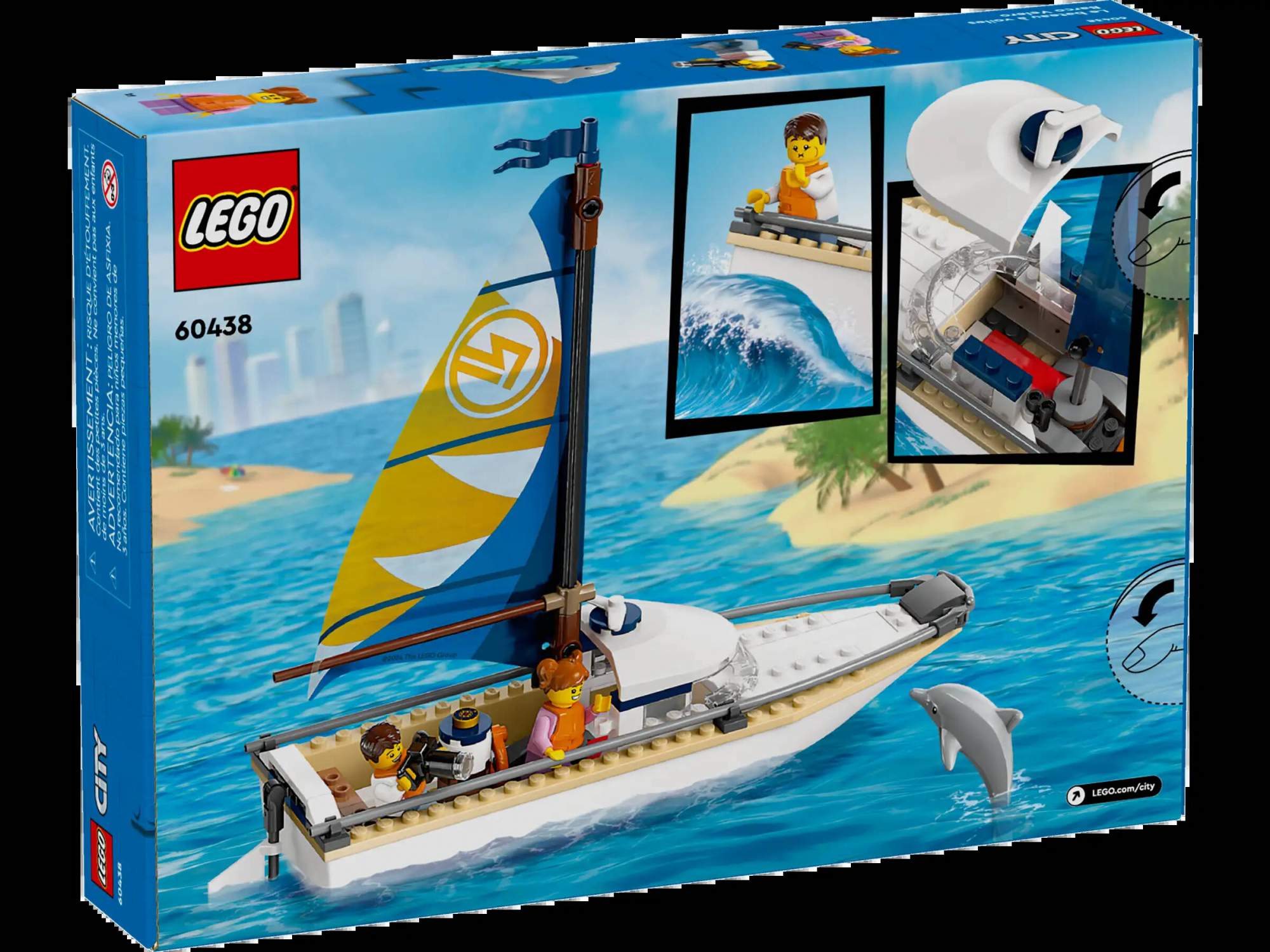Купить конструктор LEGO City 60438 Парусник, 102 деталей, цены на ...