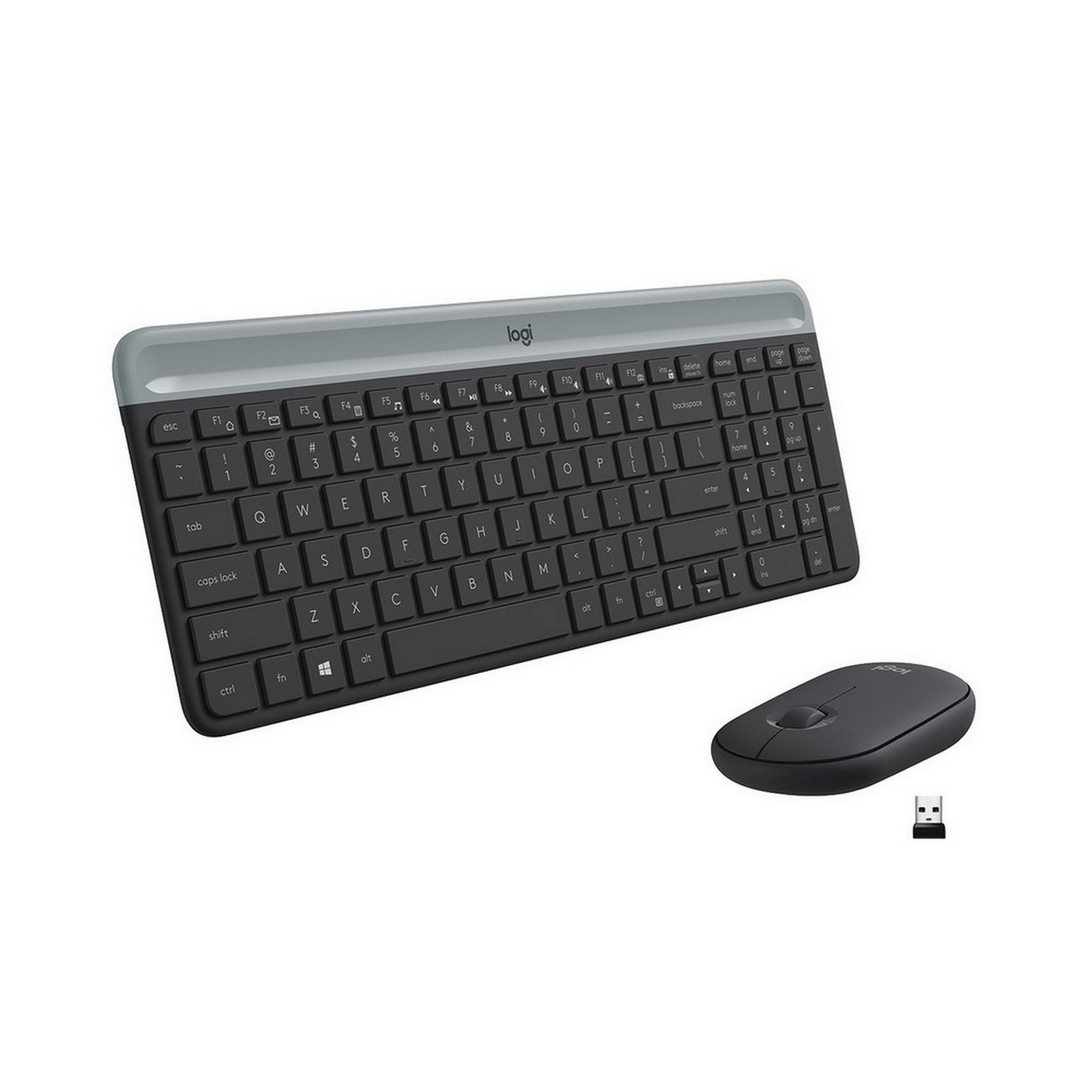 Комплект клавиатура и мышь Logitech MK470 GRAPHITE Black (920-009206) - купить в Leotech, цена на Мегамаркет