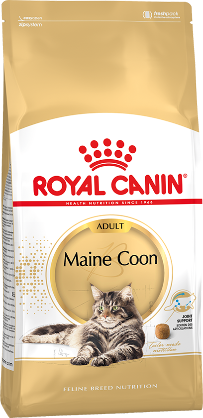 Сухой корм для кошек ROYAL CANIN Maine Coon Adult, мейн-кун, домашняя птица, 2кг – купить в Москве, цены в интернет-магазинах на Мегамаркет