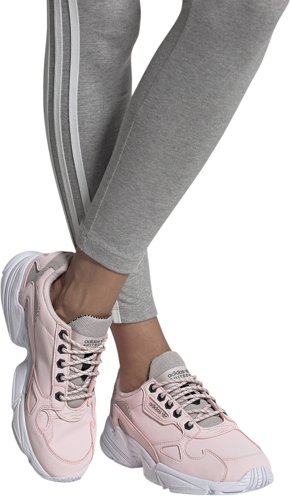 Adidas falcon hot sale womens pink