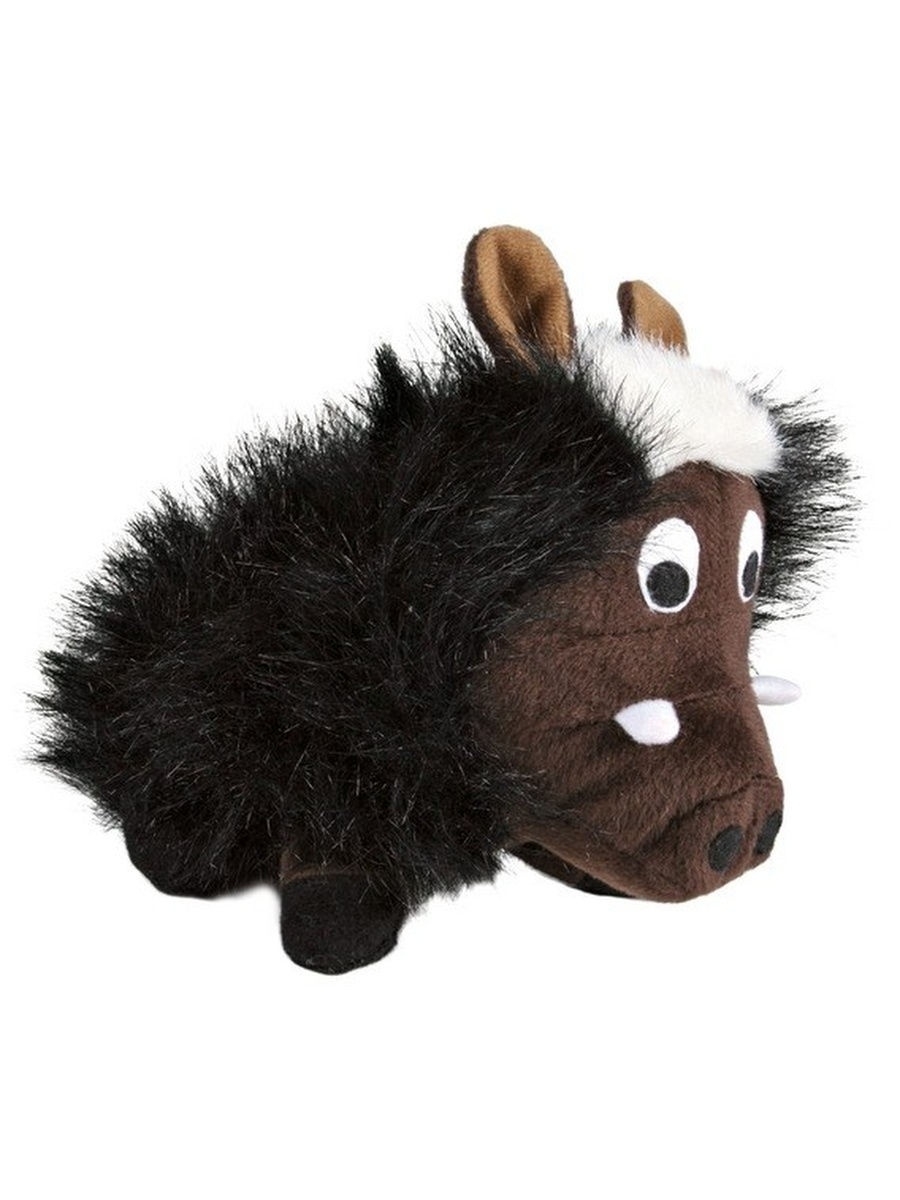 Мягкая игрушка для собак TRIXIE Кабанчик хрюкающий, черный, коричневый, 25 см