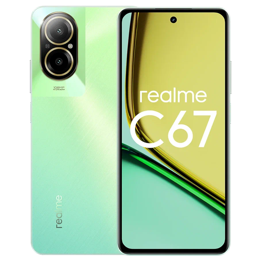 Смартфон Realme C67 6/128Gb зеленый оазис (RMX3890) - отзывы покупателей на  маркетплейсе Мегамаркет | Артикул: 100064431347