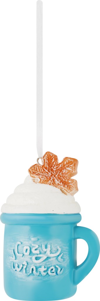 Елочная игрушка Home Club Какао с пряником 1 шт. разноцветный - купить в Купер (товары из Ленты), цена на Мегамаркет