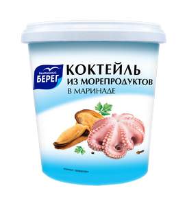 Купить коктейль из морепродуктов Балтийский Берег в маринаде 390 г, цены на Мегамаркет | Артикул: 100028797753