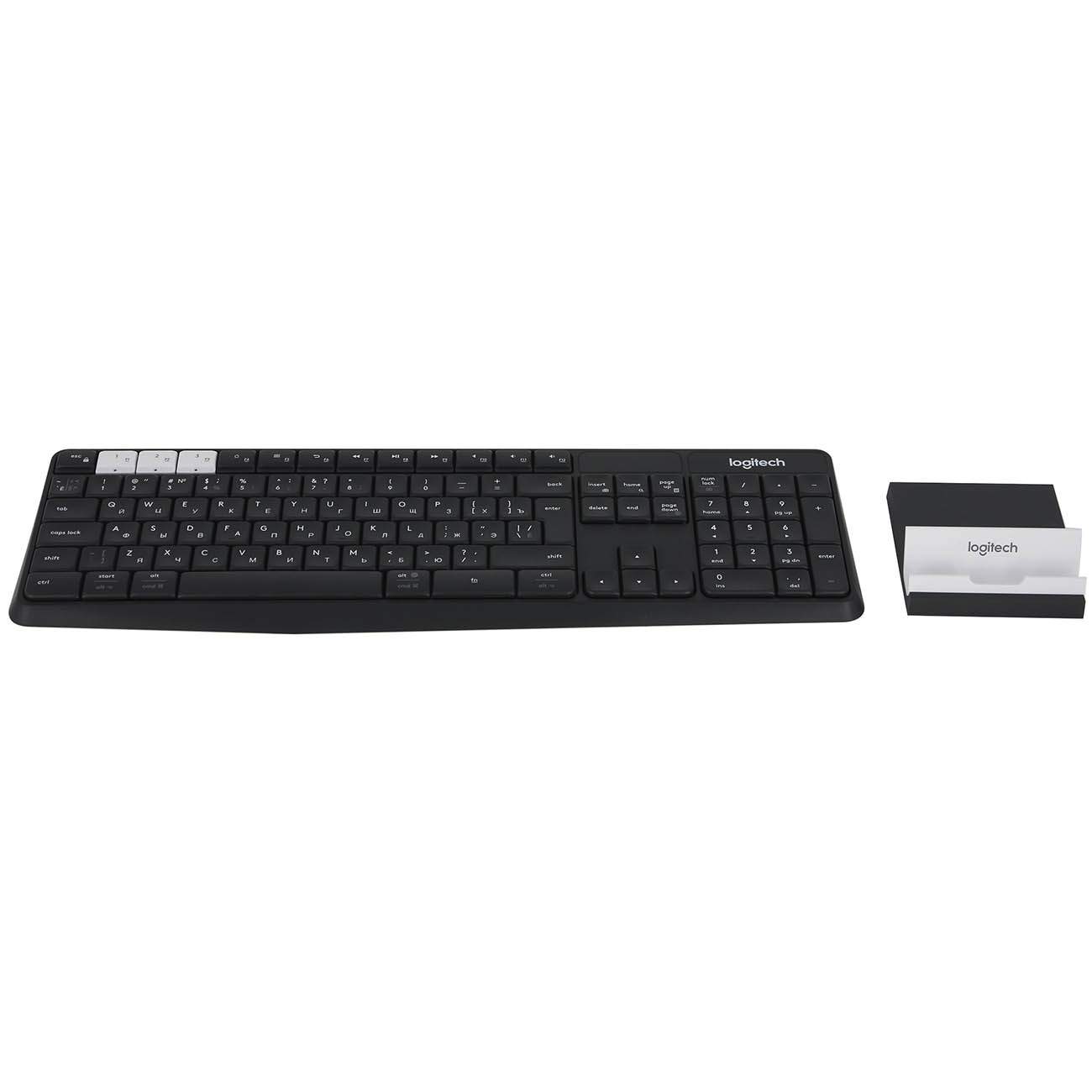 Беспроводная клавиатура Logitech K375s Grey/Black (920-008184) - отзывы  покупателей на маркетплейсе Мегамаркет | Артикул: 100000563521