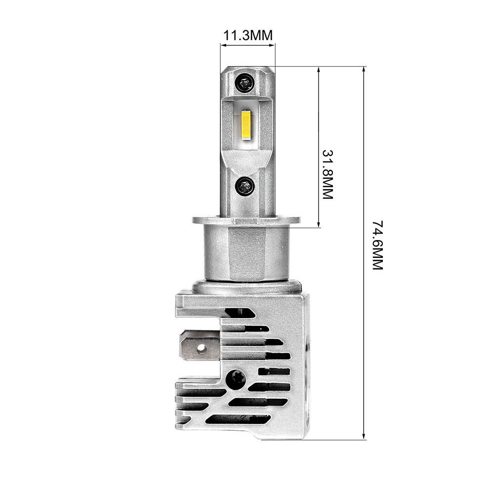 Светодиодные лампы Vizant M4 цоколь H3 с чипом CREE Tech 4500lm 5000k (цена за 2 лампы)