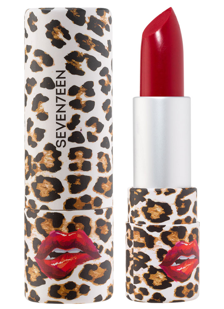 Помада для губ Seventeen сатиновая Glossy Lips Animal Print, 02, купить в Москве, цены в интернет-магазинах на Мегамаркет