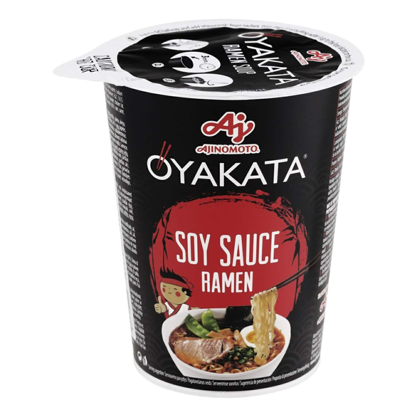 Лапша Oyakata Ramen с соевым соусом быстрого приготовления 63 г