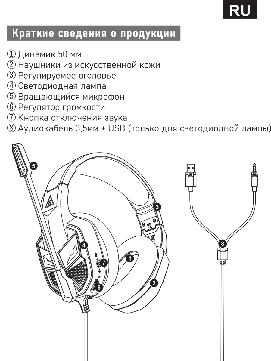 Распиновка наушников